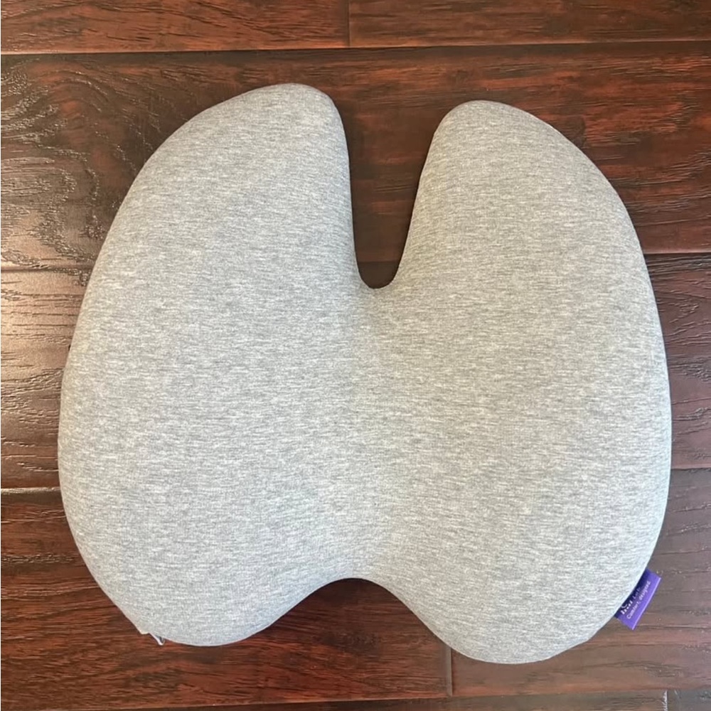 Cushion Lab- Back Relief Lumbar Pillow (Gray)
